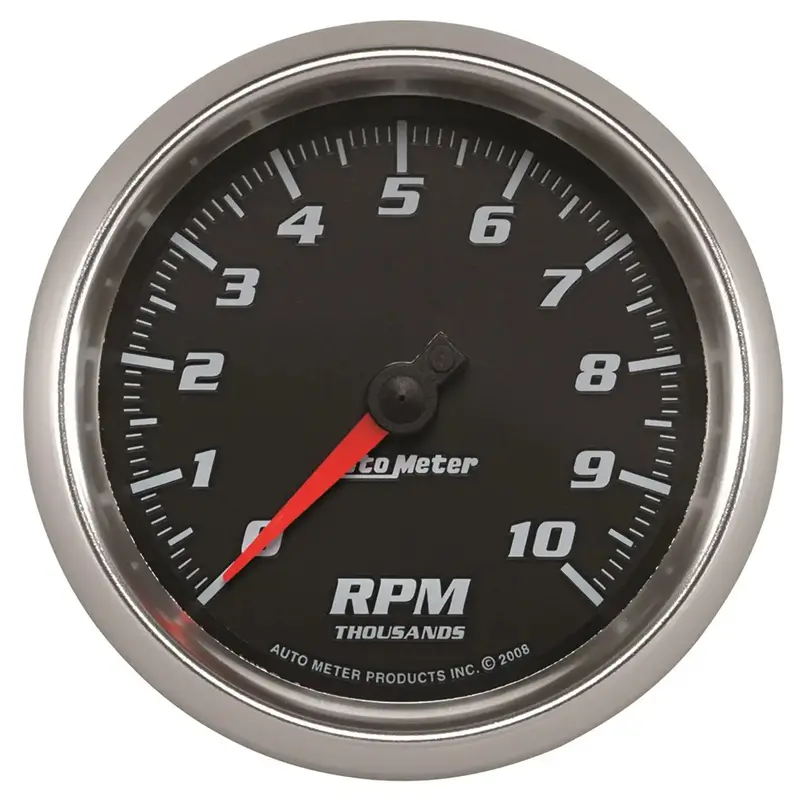 Autometer 19698 Precision Mechanical Gauge With Blue Led Dial Illumination And Luminous Pointer 1