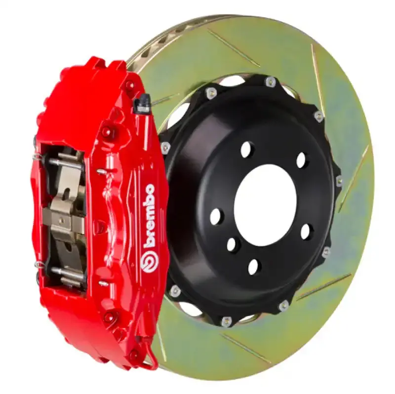 Brembo Front Big Brake Kit For Mercedes-Benz C-Class (2001–2007), Including Amg – 6-Piston Calipers & Slotted 355X32Mm Two-Piece Rotors 1
