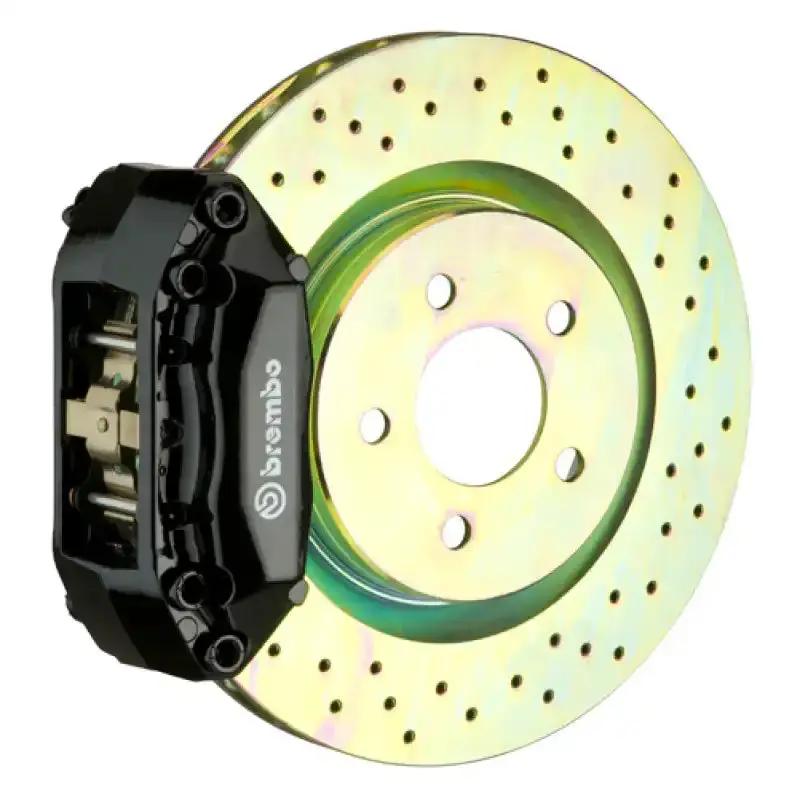 Brembo Gt Front Brake Kit For Ford Focus – 4-Piston Calipers, Drilled 310X28Mm Rotor (2011–2018 Models) 1