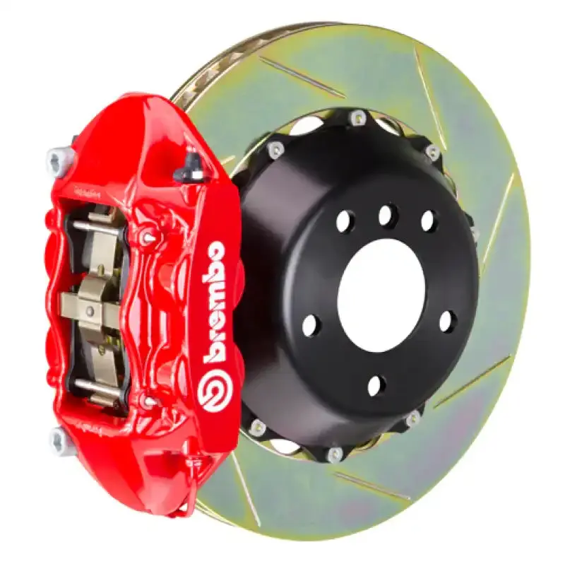 Brembo Rear Big Brake Kit For 2015–2023 Mustang Gt/V6/Ecoboost – 380X28Mm Slotted Rotors, 4-Piston Calipers 1