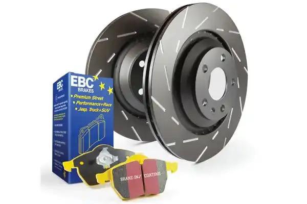 Ebc Brakes S9Kf1299 Slotted Brake Rotors – Noise-Reducing Narrow Slot Design 1